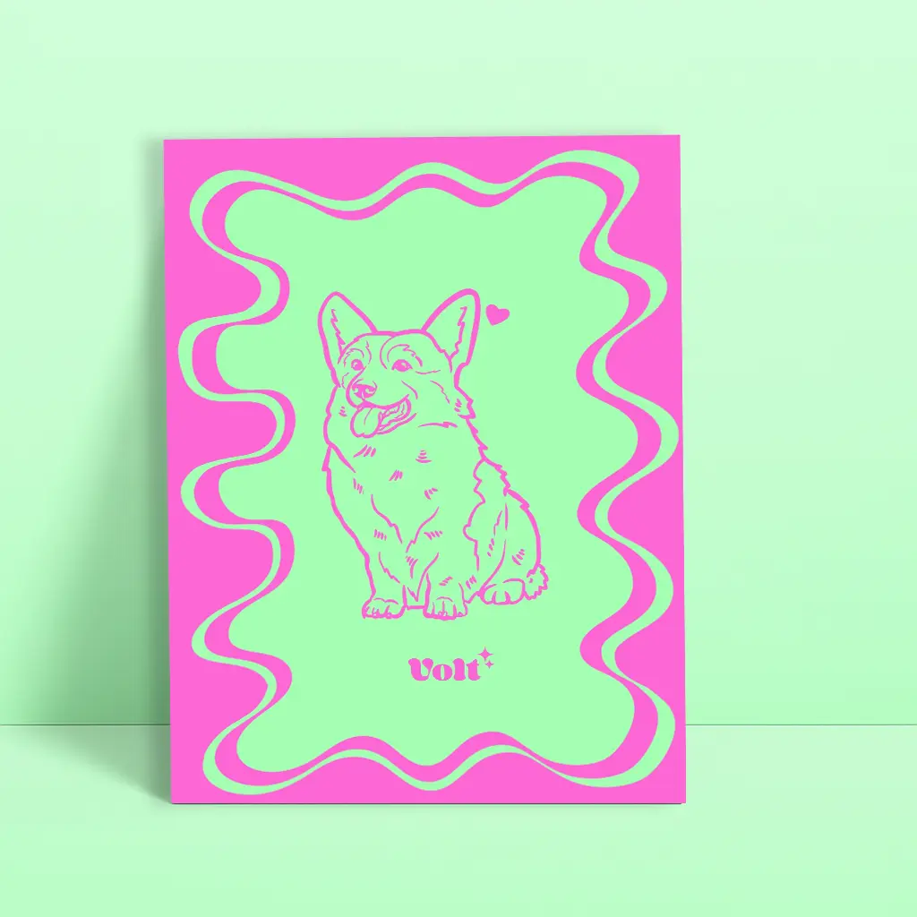 Portrait personnalisé BeePop - Affiche imprimée